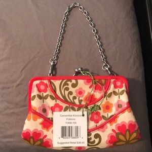 Vera Bradley convertible kisslock in Folkloric